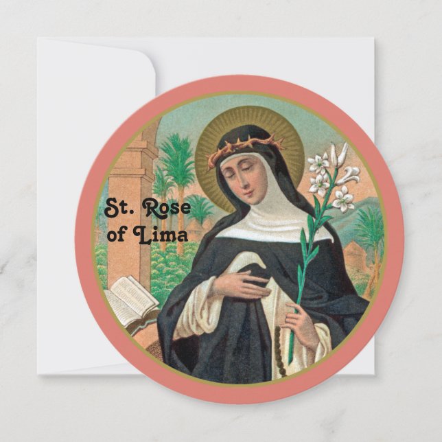 S:t Rosa av Lima (detalj; K 48) (Framsida)