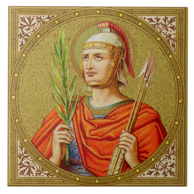 S:t Sebastian (SNV 24) Kakel 4 (Framsidan)