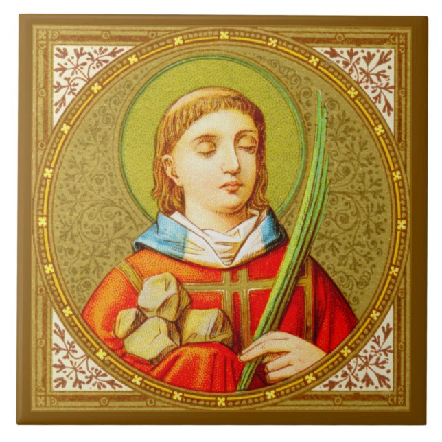S:t Stefan Protomartyren (SNV 26) Kakelplatta (Framsidan)