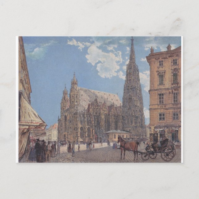 S:t Stephen:s katedral i Wien av Rudolf Vykort (Framsida)