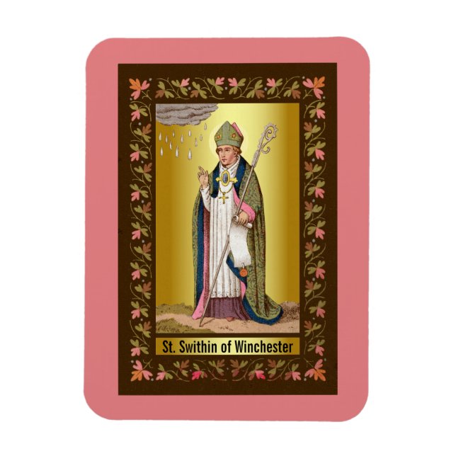 S:t Swithin av Winchester Magnet (Vertikal)