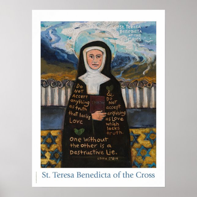 S:t Teresa Benedicta av Korset-affisch Poster (Framsidan)