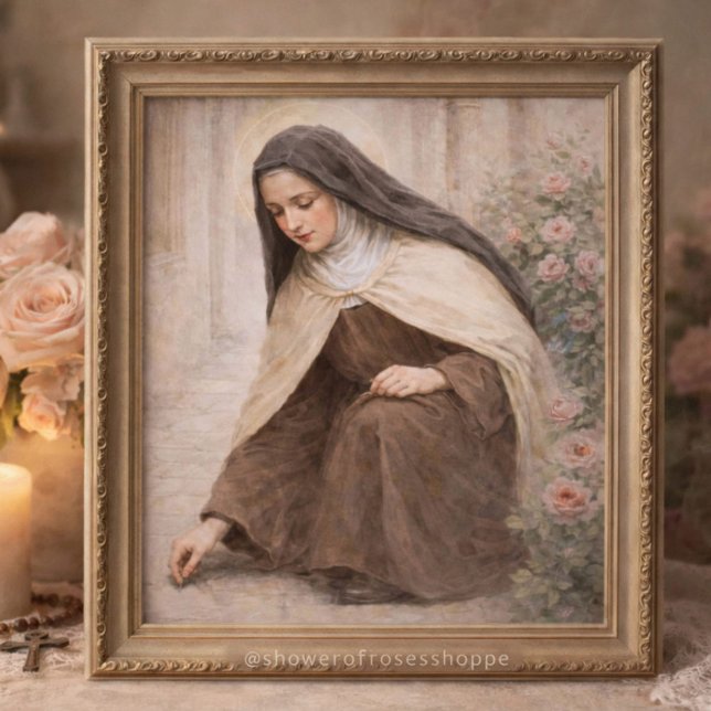 S:t Therese av Lisieux "Lilla Vägen" Fototryck (Skapare uppladdad)