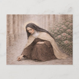 S:t Therese av Lisieux "Lilla Vägen"  Vykort