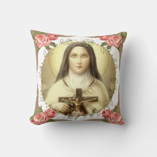 S:t Therese om Jesu lilla barn Kudde (Framsida)