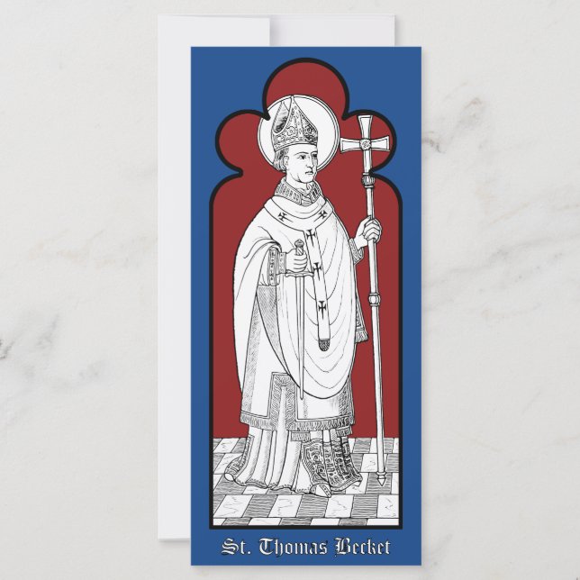 S:t Thomas Becket med ett svärd (M 033) (Framsida)
