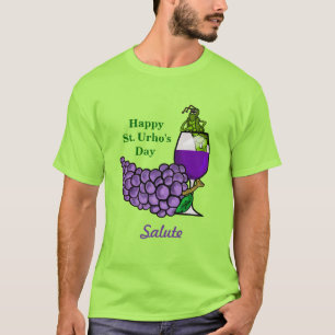S:t Urho Grund, upp! + Salute Two-sided T-shirt