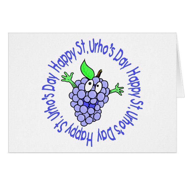 S:t Urhos för barn och Vuxnor Hälsningskort (Framsidan Horizontal)