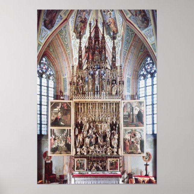 S:t Wolfgang Altarpart 1471-81 Poster (Framsidan)