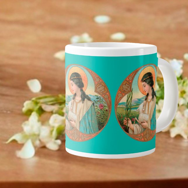 S:ta Agnes av Rom (BK 006) Jumbomugg Jumbo Mugg (Skapare uppladdad)