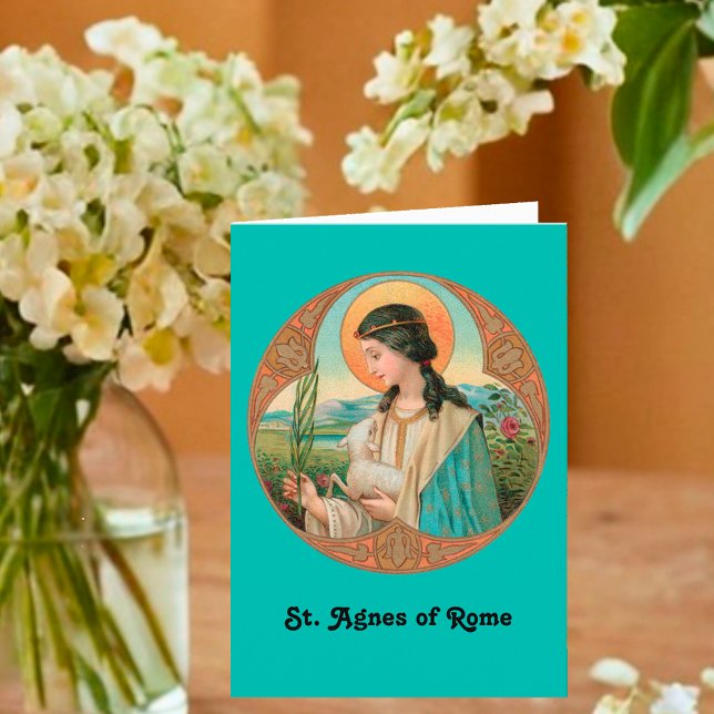 S:ta Agnes av Rom (BK 006)  Kort (Skapare uppladdad)