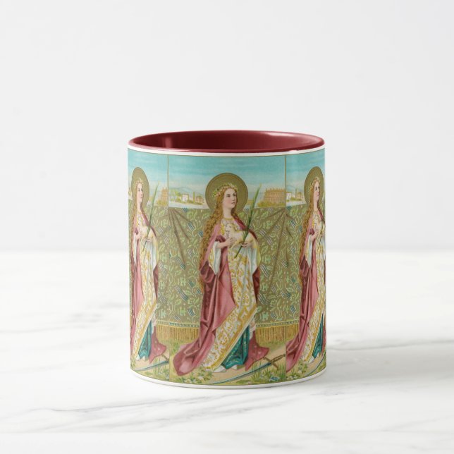 S:ta Agnes av Rom (f.Kr. 01) Kaffe kopp 4 (Center)