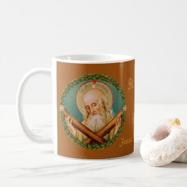 S:ta Andreas Aposteln (JMAS 02) Kaffe Mugge Kaffemugg (Med munk)