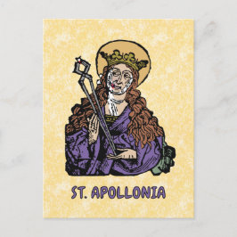 S:ta Apollonia med drakad tand (Nürnberg) Vykort