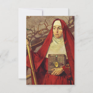 S:ta Brigid av Irland Abbedissa av ekens helgonkor Tack Kort