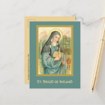 S:ta Brigid av Irland (M 014) vykort