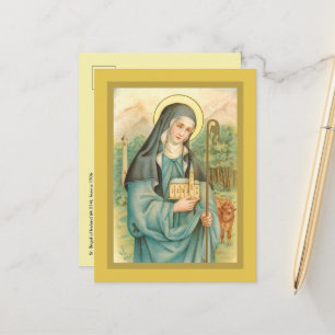 S:ta Brigid av Irland (M 014) Vykort