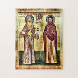 S:ta Elisabet den nya martyren Ortodox ikon Pussel