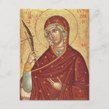 S:ta Eufrosyne av Alexandria Ortodox ikon