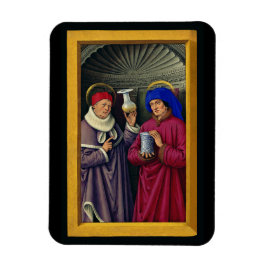 S:ta Kosmas och Damian Beskyddare av hälso- och sj Magnet