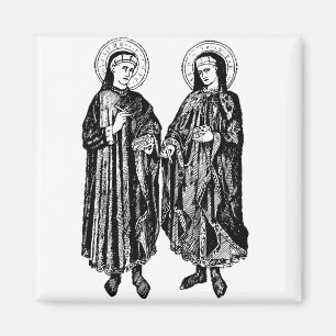 S:ta Kosmas och Damian Beskyddare av hälso- och sj Magnet