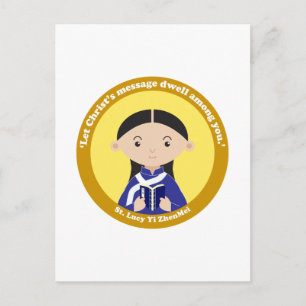 S:ta Lucy Yi ZhenMei Vykort