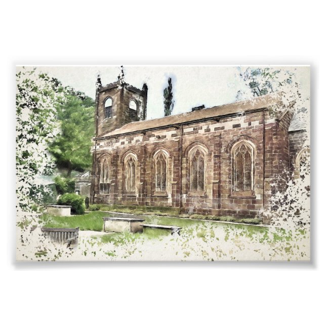 S:ta Maria kyrka, Luddenden Fototryck (Framsidan)