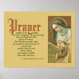 S:ta Maria Magdalena de Pazzi (JM 45) Poster