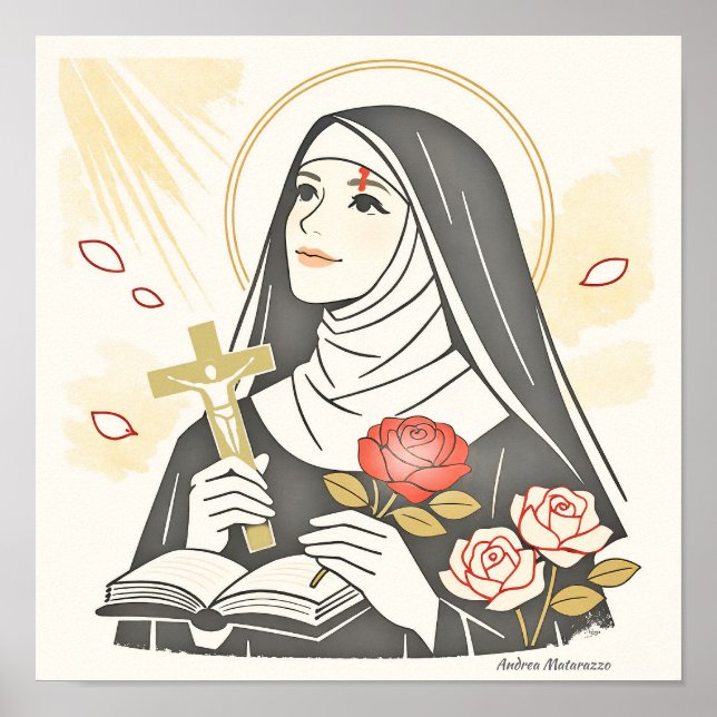 S:ta Rita från Cascia Poster (Framsidan)