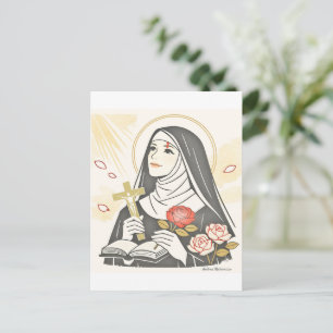 S:ta Rita från Cascia Vykort