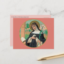 S:ta Rosa av Lima (Detalj; K 48) Vykort