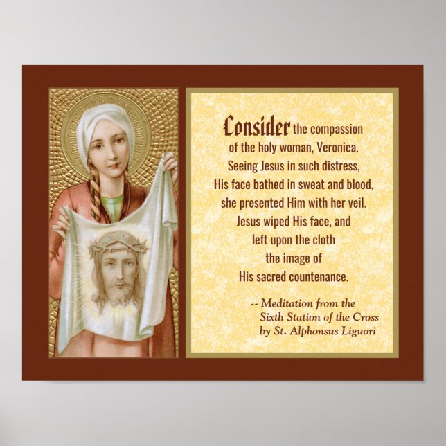 S:ta Veronica av Jerusalem (JM 60) Poster (Framsidan)