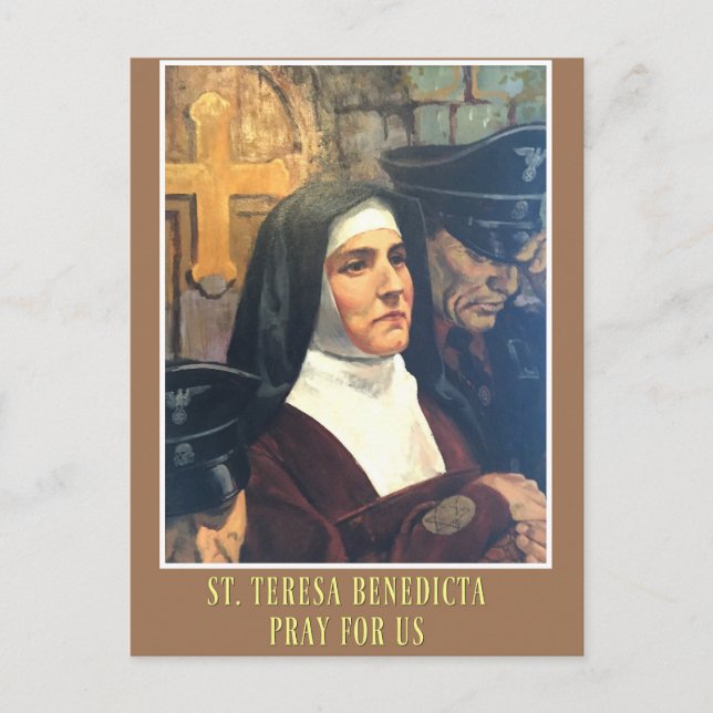S. TERESA BENEDICTA AV KOR EDITH STEIN VYKORT (Framsida)