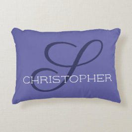 S Trendiget Ursprungligt anpassat namnkalligrafi Prydnadskudde