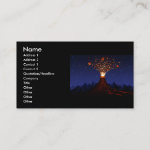 s_volcano-2560x1600, Namn, Adress 1, A... Visitkort