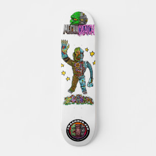 S.W.A.R.M.M/Mechacreatch Skateboard, 7 ¾ tum Deck Mini Skateboard Bräda 18,5 Cm