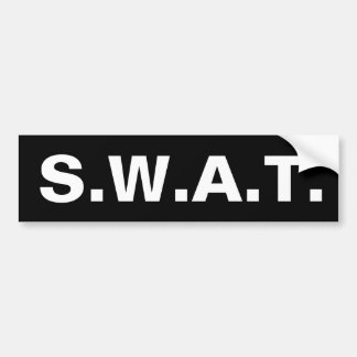 S.W.A.T. - Vapen och taktik för FLUGSMÄLLA Bildekal
