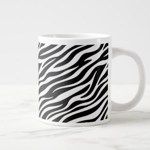 S Zebraränder Sömlöst Mönster Djurtryck-60492 Jumbo Mugg