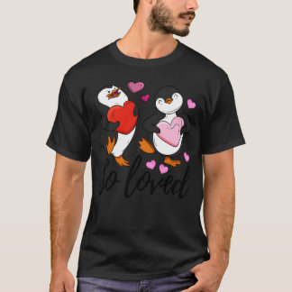 Så älskad pingvinspresent t shirt