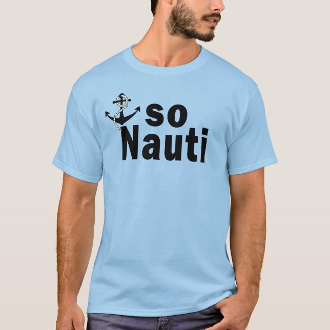 Så ankrar Nauti med - roligt Tröja (Framsida)