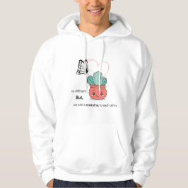 Så annorlunda, Perfekt tillsammans - Cute Kärlek p Hoodie