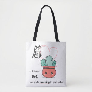Så annorlunda, Perfekt tillsammans - Cute Kärlek p Tygkasse