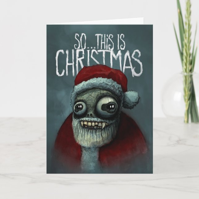 Så… är denna jul helgkort (Framsida)
