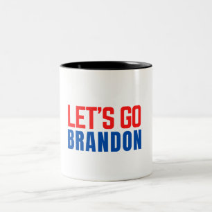så att vi går under brandon Två-Tonad mugg