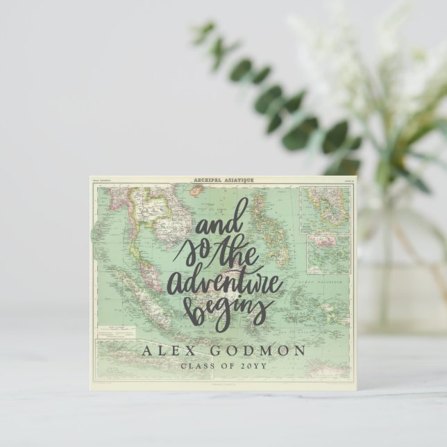 Så äventyr börjar inbjudan (Stående Fram)