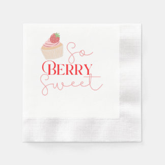 Så bär-söt dessertservett pappersservett