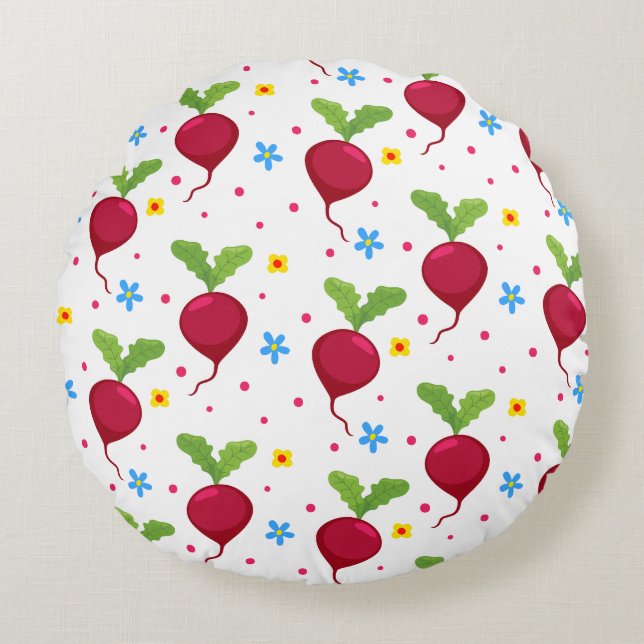 Så beet-utiful rund kudde (Framsidan)