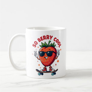 Så Berry Coola Fruit Älskare jordgubbsäsong Kaffemugg