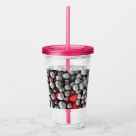 Så Berry Loely - Acrylic Sipper Tumbler Take Away Mugg