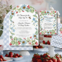 Så Berry Sweet Pojke to Bee Strawberry Shower